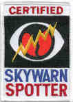 Certified Skywarn Spotter Patch